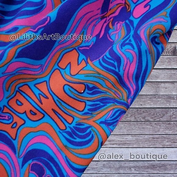 Zumba Feel Good Capri Leggings Grape Size S (E030) - Picture 7 of 8